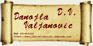 Danojla Valjanović vizit kartica